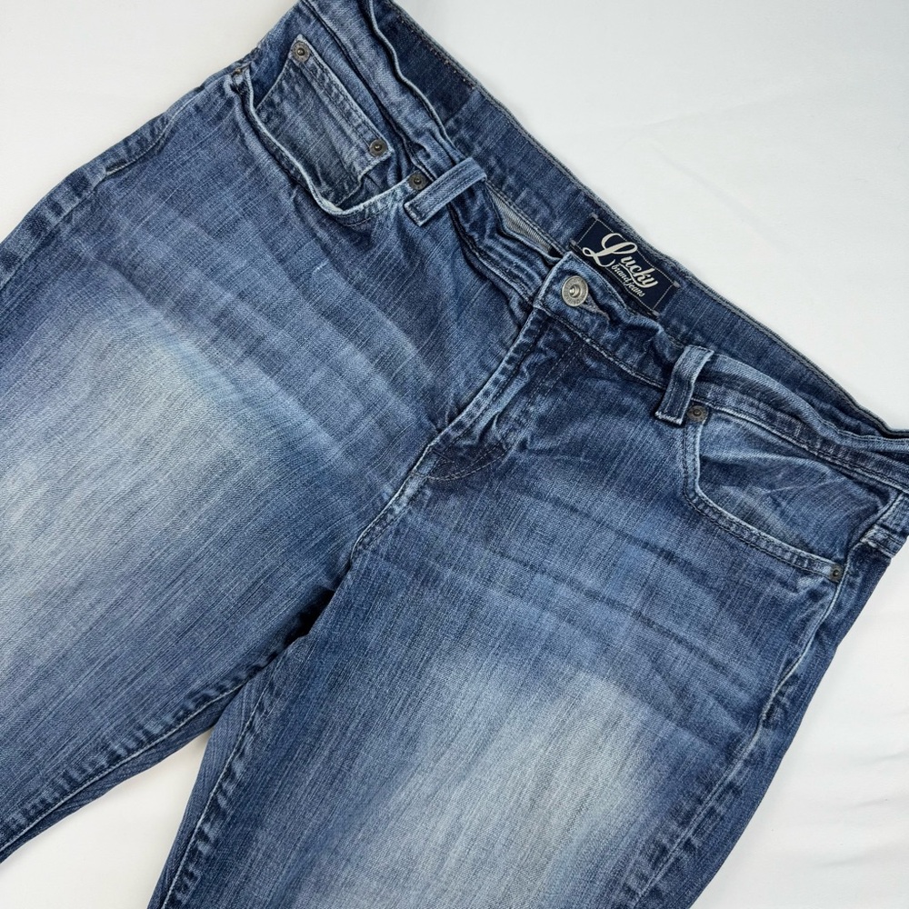 Lucky Brand Women’s Neopolitan Easy‎ Ryder 5 Pocket Denim Jeans Size 14/ 32x30